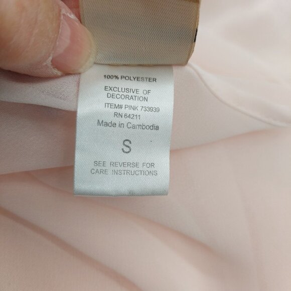 Mazzini Nightgown Size Small Lingerie Negligée Light Pink Gown & Robe READ - Picture 7 of 16